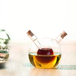 Aceitera+Vinagrera Boule Vidrio 42/6Cl