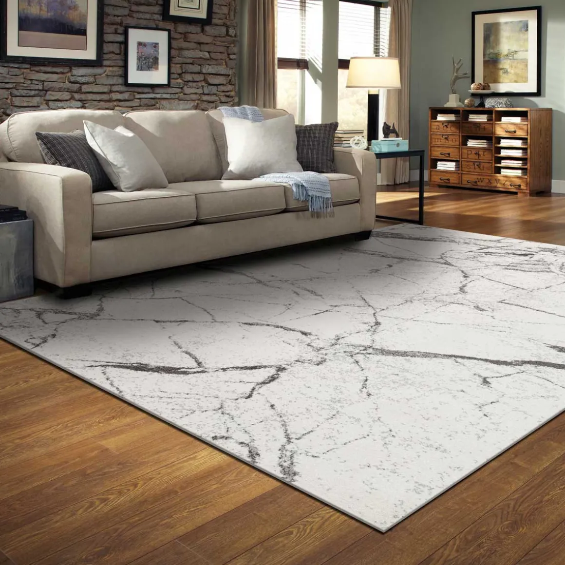 Alfombra Ambiente Mármol 200x285Cm