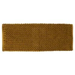 Alfombra Baño Gruesa Amarilla 50x120Cm