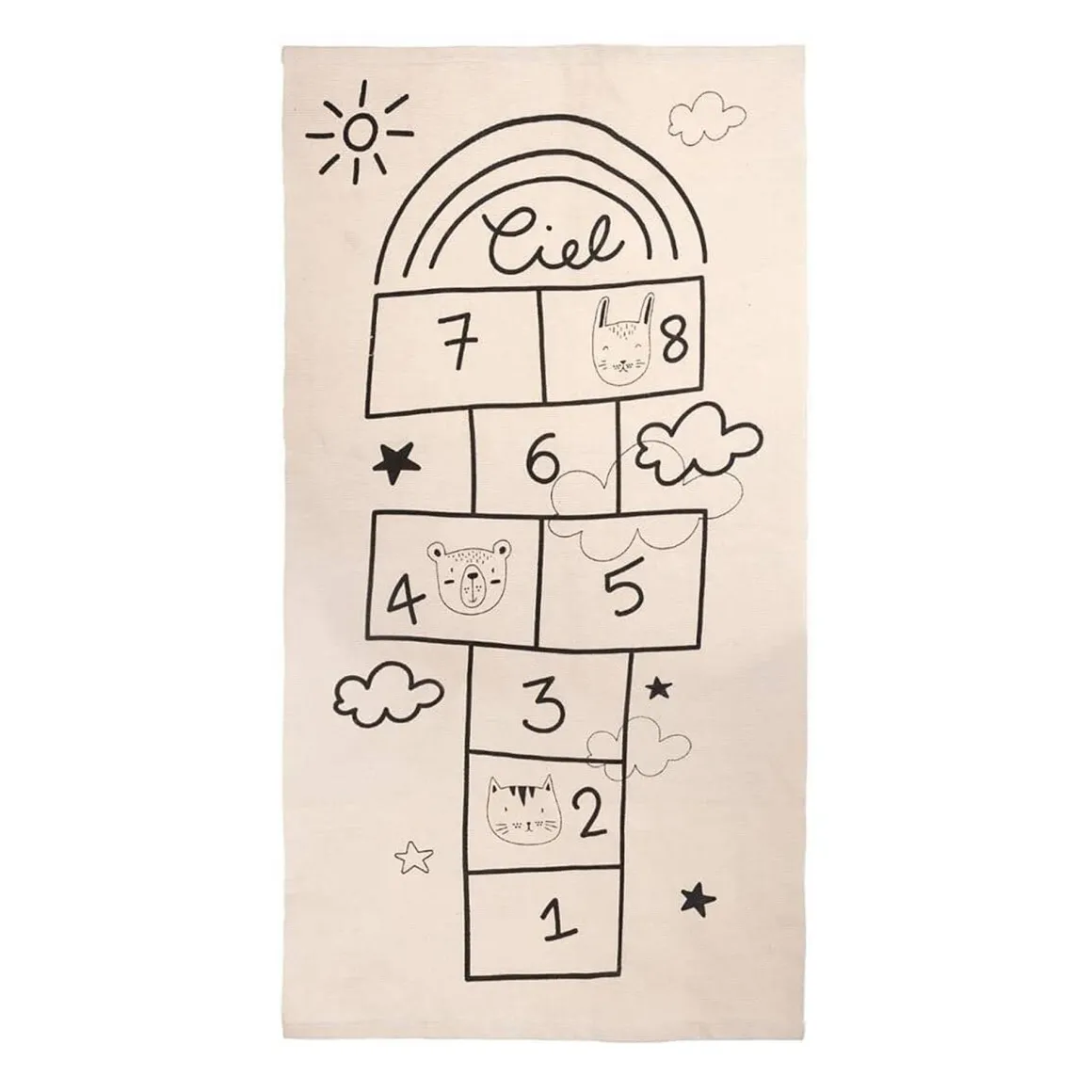 Alfombra Ciel Multicolor 80x150Cm