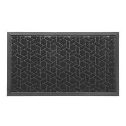 Alfombra Cubique Negro 43x75cm