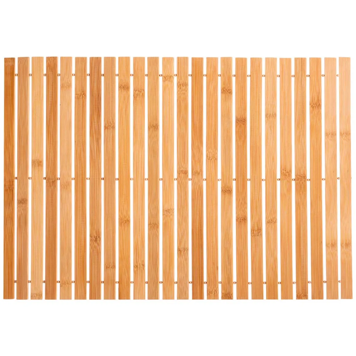 Alfombra De Bambú P/El Baño 40x60Cm