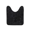 Alfombra de baño con contorno negro 45x50cm