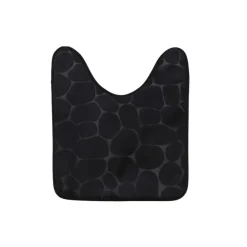 Alfombra de baño con contorno negro 45x50cm