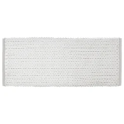 Alfombra De Baño Gruesa Blanca 50x120Cm