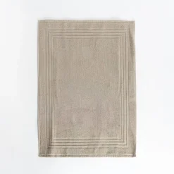 Alfombra de baño marrón claro 50x70cm