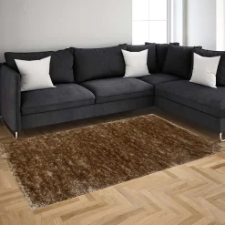 Alfombra De Baño Marrón 50x80cm