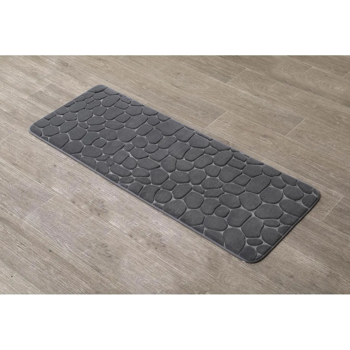 Alfombra De Baño Memoire Gris 45x120Cm