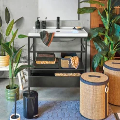 Alfombra De Baño Memoire Gris 45x120Cm