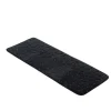 Alfombra de baño microfibra MEMOIRE negro 45x120cm