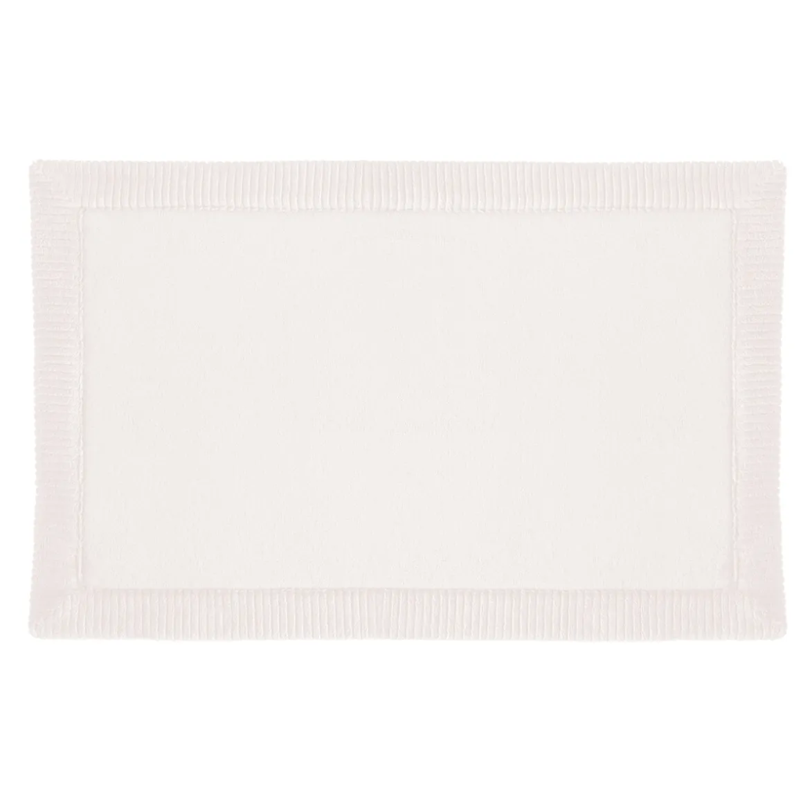 Alfombra De Baño Modern Blanca 50x80Cm