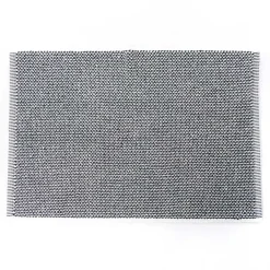 Alfombra De Baño Negro Poppy 60x90cm