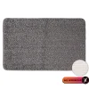 Alfombra De Baño Tufting Gris 66x120Cm