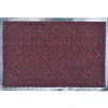 Alfombra De Entrada Lisa 60x50cm Burdeos