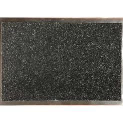 Alfombra De Entrada Negra 80x120cm