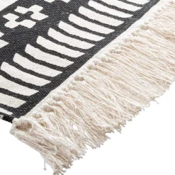 Alfombra Delhi Blanco/Negro 120x170Cm