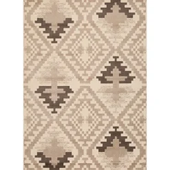 Alfombra Dinia Tetris Beige 80x150cm