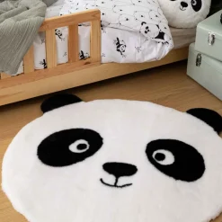 Alfombra en forma de panda 100 cm