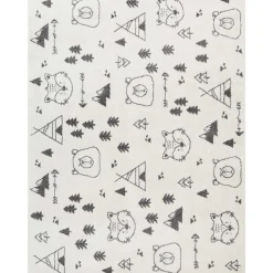 Alfombra Gio Bosque Gris 133x190Cm