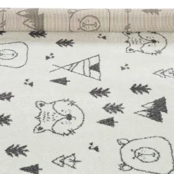 Alfombra Gio Bosque Gris 80x150Cm