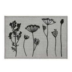 Alfombra Herbier Gris 40x60cm