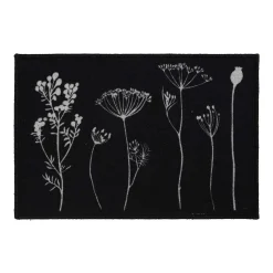 Alfombra Herbier Negra 40x60cm