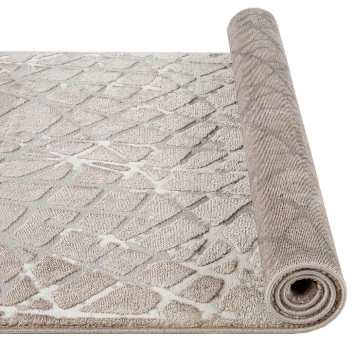 Alfombra Jad Beige 133x190Cm