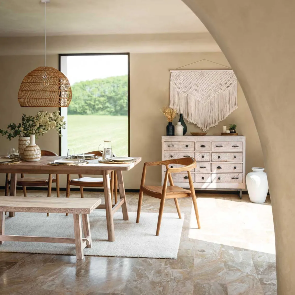 Alfombra Joanne Marfil 120x170Cm