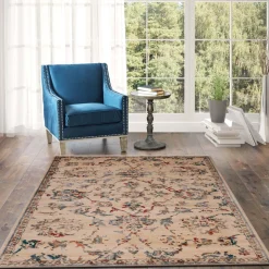 Alfombra Lene Beige/Azul 80x150Cm