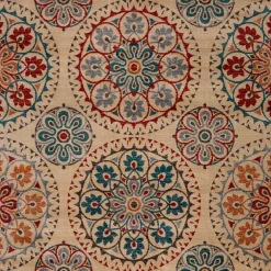 Alfombra Lene Rojo/Azul 160x235Cm