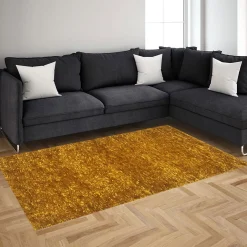 Alfombra Lux Amarilla 80x150Cm