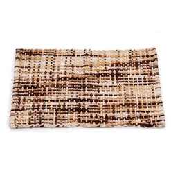 Alfombra marrón de malla 50x80cm