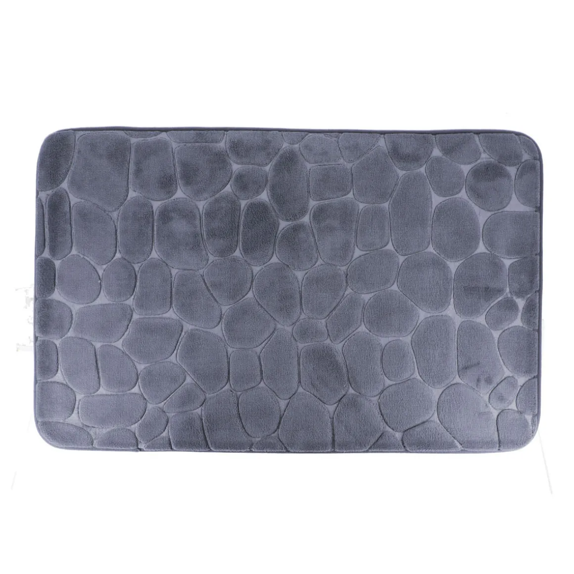 Alfombra microfibra MEMOIRE gris oscuro