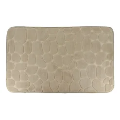 Alfombra microfibra MEMOIRE gris pardo