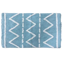 Alfombra Paty Verde Agua/Blanca 120x160Cm