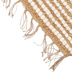 Alfombra rayas blancas 70x140cm