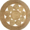 Alfombra Redonda De Yute Ajoure D80Cm