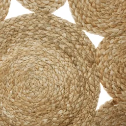 Alfombra Redonda De Yute Ajoure D80Cm