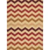 Alfombra Sunlight Roja/Beige 60x200Cm