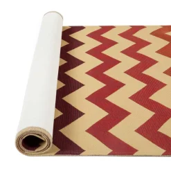 Alfombra Sunlight Roja/Beige 60x200Cm