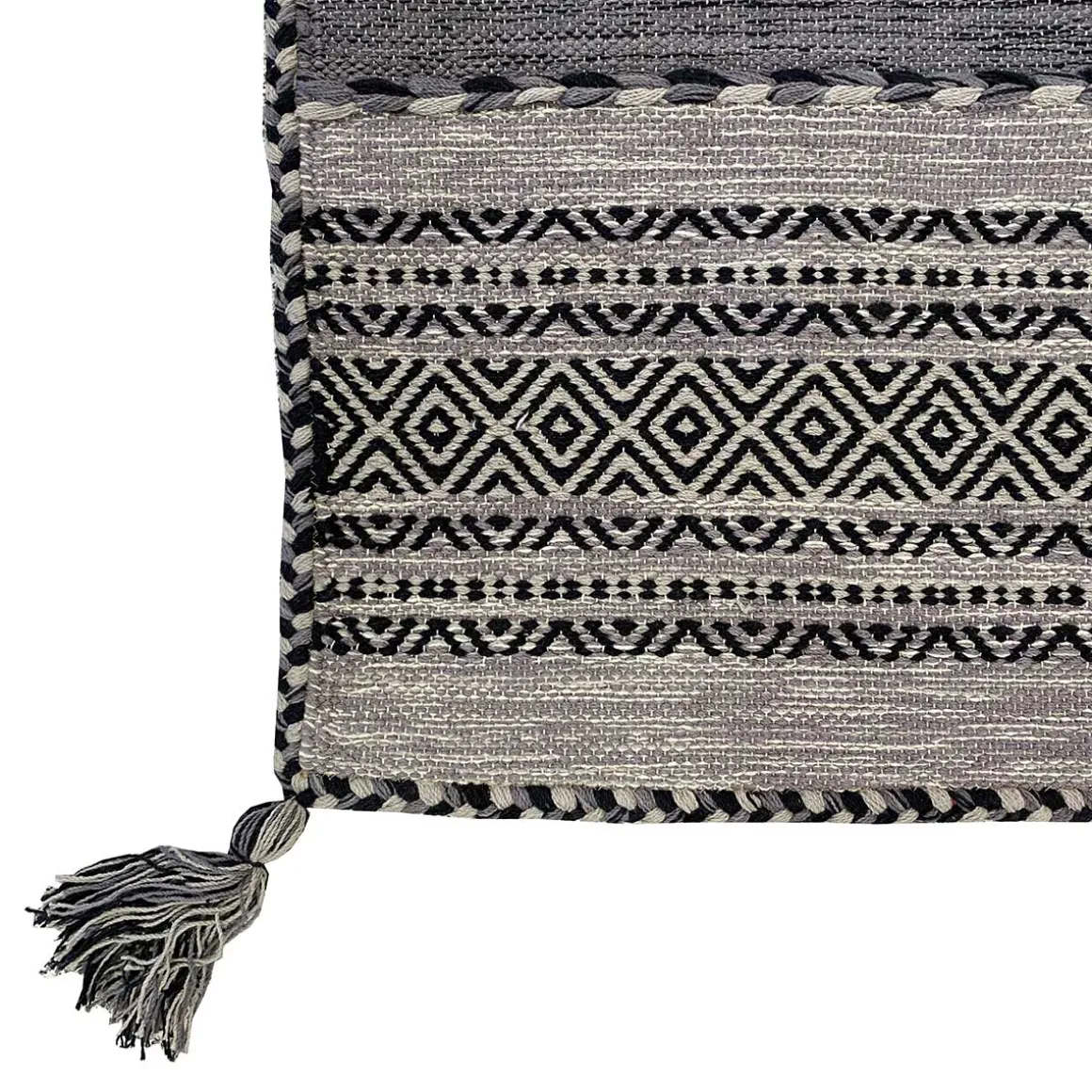 Alfombra Tribal Antracita 80x150Cm