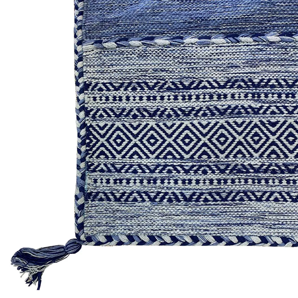 Alfombra Tribal Azul Claro 60x100Cm