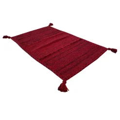 Alfombra Tribal Roja 70x120Cm