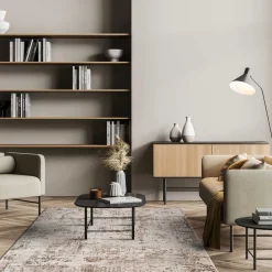 Alfombra Tune Abstract Beige 80x150cm