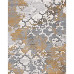 Alfombra Viqi Azulejos Amarilla 80x150cm