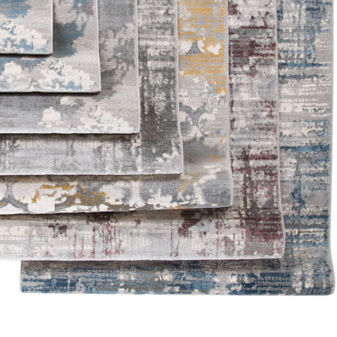 Alfombra Viqi Azulejos Gris 120x160cm