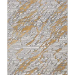 Alfombra Viqi Waves Amarilla 80x150cm