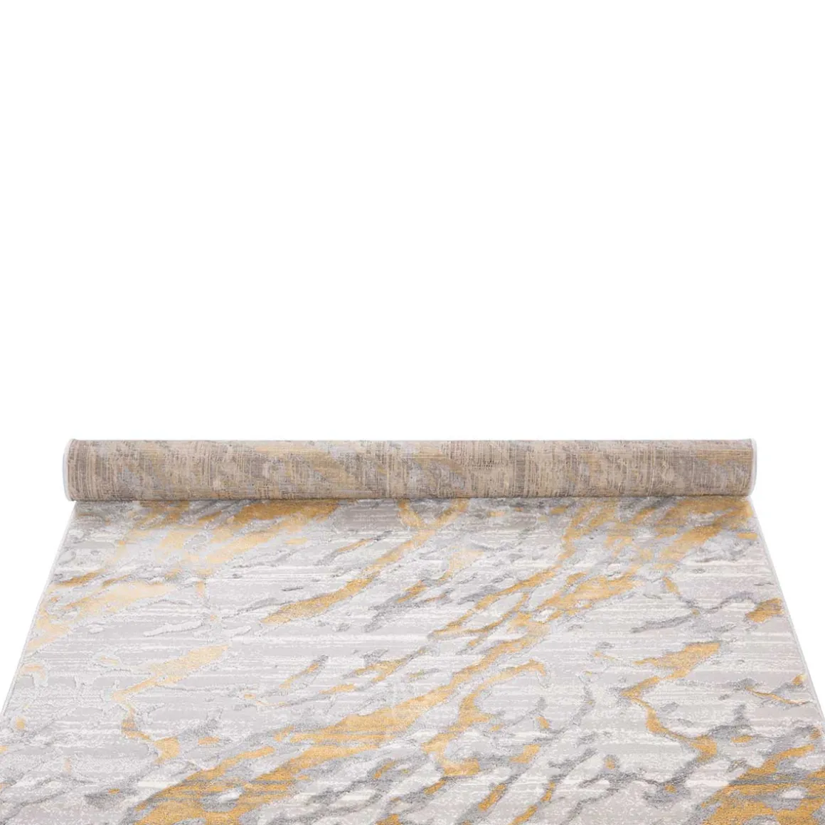 Alfombra Viqi Waves Amarilla 133x190cm