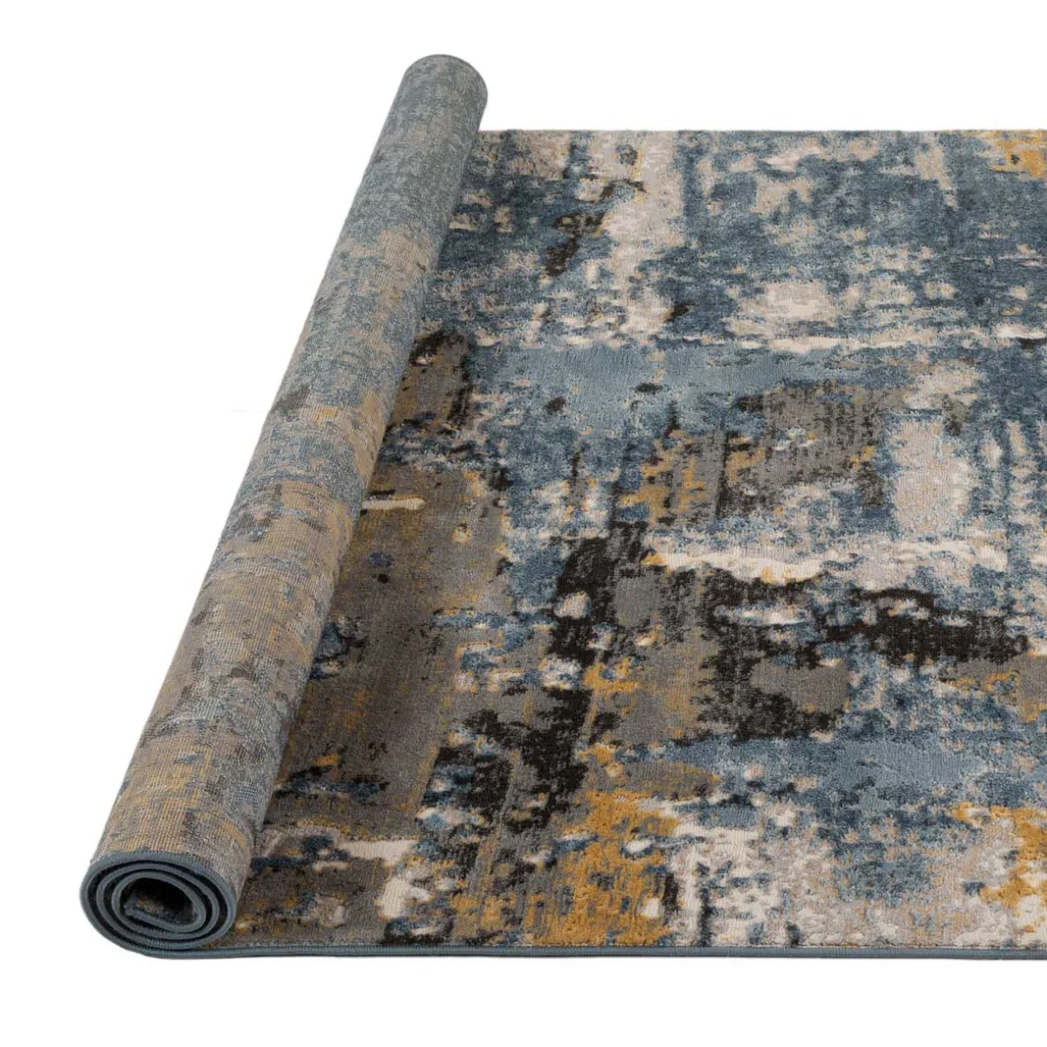 Alfombra Zaha Azul Abstract 120x160Cm