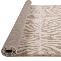 Alfombra Zaha Beige Cebra 120x160Cm